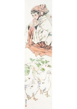 王根生国画人物晴野字画之家