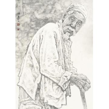 王根生国画人物老农字画之家