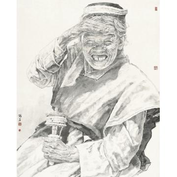 王根生国画人物快乐字画之家