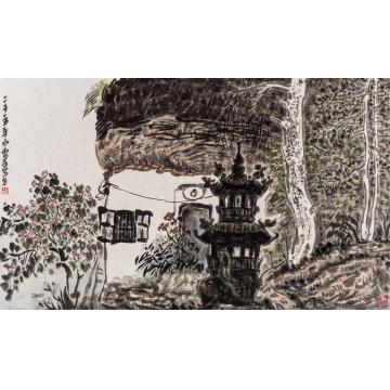 路卿国画山水武夷山写生字画之家
