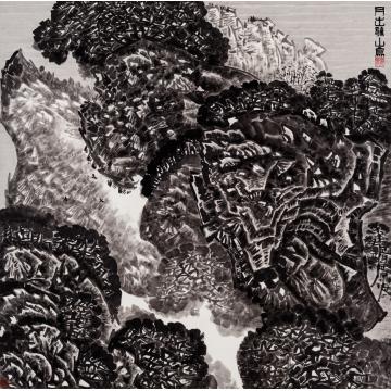 路卿国画山水月出惊山鸟字画之家