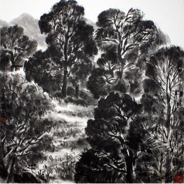 路卿国画山水妙峰山写生字画之家