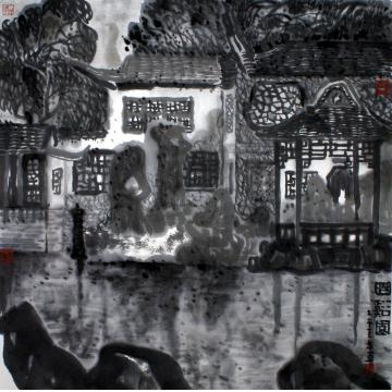 路卿国画山水曲象－逸怡清风组画字画之家