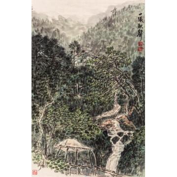 路卿国画山水青城山写生字画之家