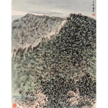 路卿国画山水青城山写生字画之家