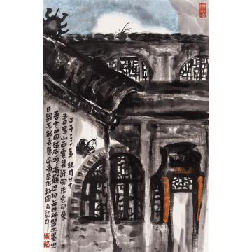路卿国画山水山西大院字画之家