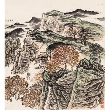 路卿国画山水陕北人家字画之家