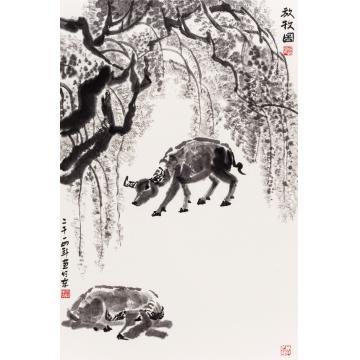 路卿国画动物牧牛图字画之家