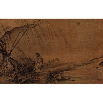 路卿国画山水临摹马远作品字画之家