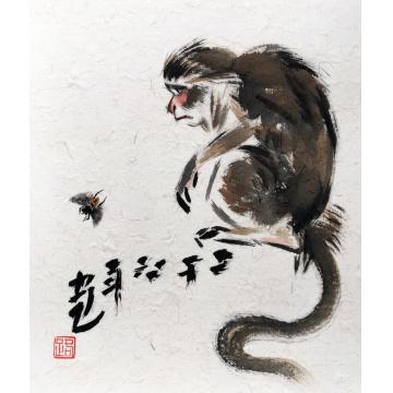 路卿国画动物丙申绘猴字画之家