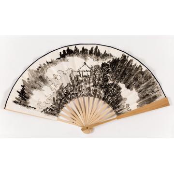 路卿国画山水丘岭云横字画之家