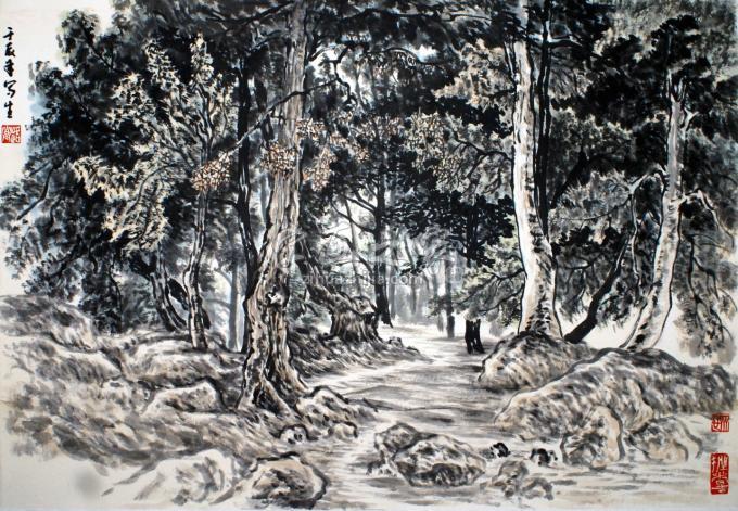 国画家路卿字画之家