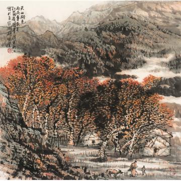 宋新江国画山水天山所见字画之家