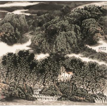宋新江国画山水山雨字画之家