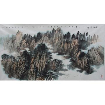 宋新江国画山水黄山云涛字画之家