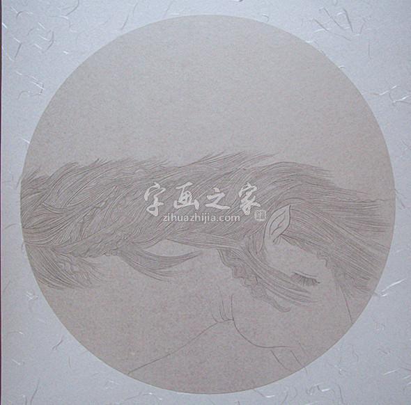 国画家褚晓莉字画之家