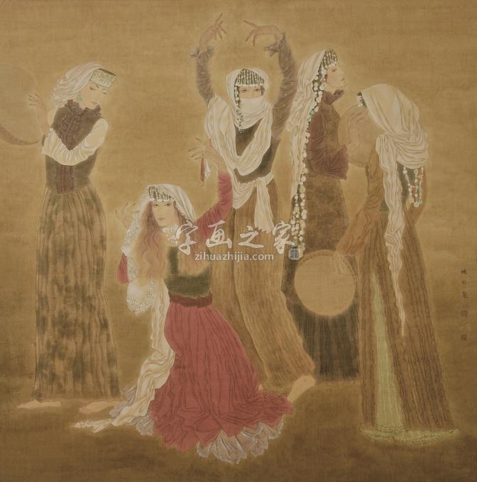 国画家褚晓莉字画之家