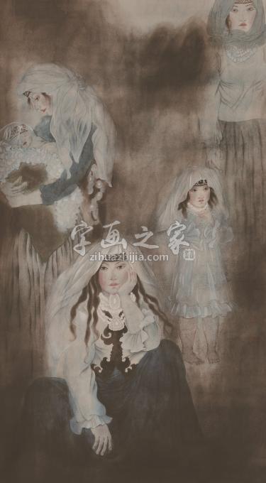 国画家褚晓莉字画之家