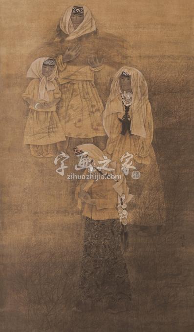 国画家褚晓莉字画之家