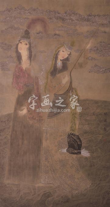 国画家褚晓莉字画之家