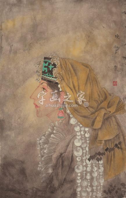 国画家褚晓莉字画之家