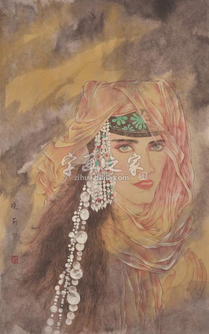 国画家褚晓莉字画之家