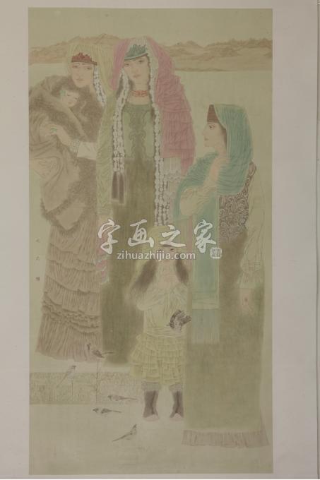 国画家褚晓莉字画之家