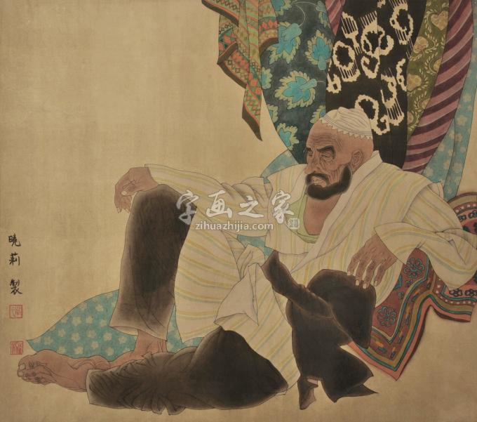 国画家褚晓莉字画之家