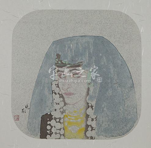 国画家褚晓莉字画之家