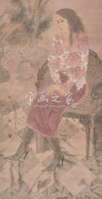 国画家褚晓莉字画之家