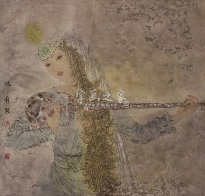 国画家褚晓莉字画之家