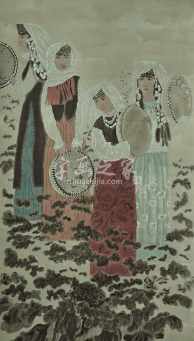 国画家褚晓莉字画之家