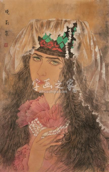 国画家褚晓莉字画之家