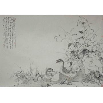 张峰国画花鸟鹅字画之家