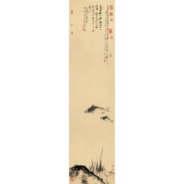 张峰国画花鸟双鱼吉庆字画之家
