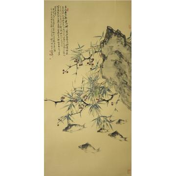 张峰国画花鸟竹鱼通景字画之家