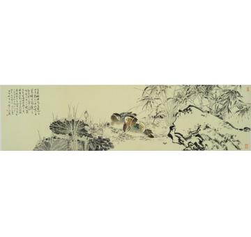张峰国画花鸟荷花鸳鸯字画之家
