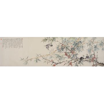 张峰国画花鸟春意正浓字画之家