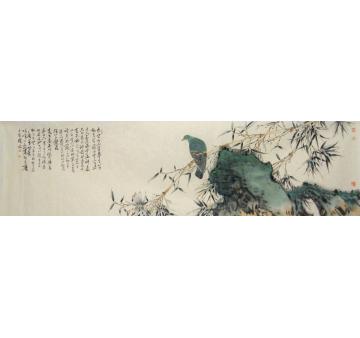 张峰国画花鸟畅春图字画之家