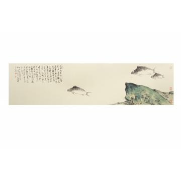 张峰国画花鸟三鱼行字画之家
