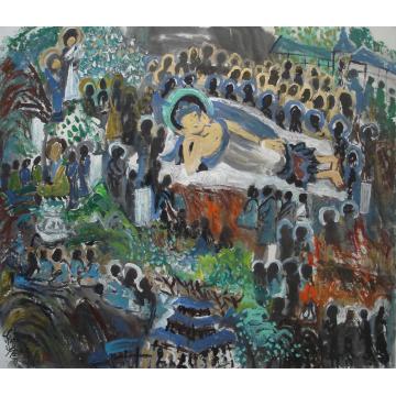 刘绍荟国画人物敦煌变体之七字画之家