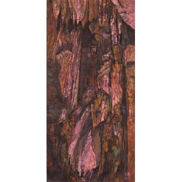 刘绍荟国画山水溶洞系列.辉字画之家