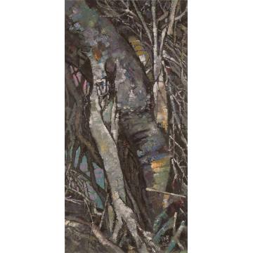 刘绍荟国画山水热带雨林.润字画之家