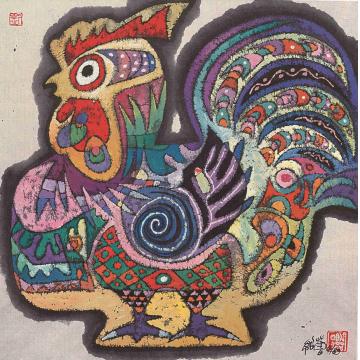 刘绍荟其他十二生肖.鸡字画之家