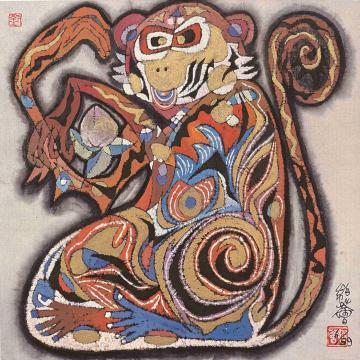 刘绍荟其他十二生肖.猴字画之家