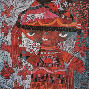 刘绍荟国画人物妞妞字画之家