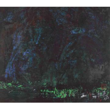 刘绍荟国画山水漓江之夜字画之家