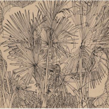 刘绍荟国画山水热带植物之三字画之家