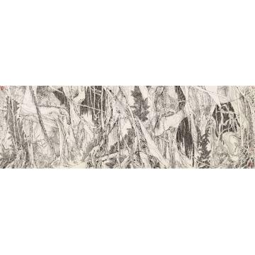 刘绍荟国画山水藤之恋字画之家