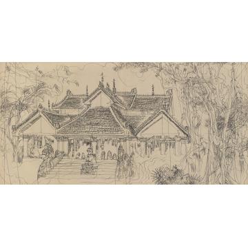 刘绍荟其他勐龙缅寺字画之家